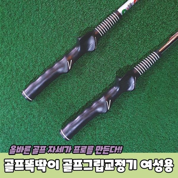 골프똑딱이 골프그립교정기 여성용