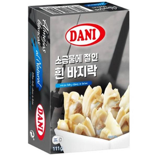 다니 소금물에 절인 흰바지락 111g