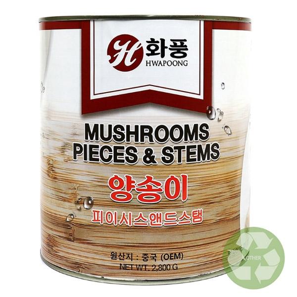 화풍 양송이 피이시스앤드스탬 2.8kg