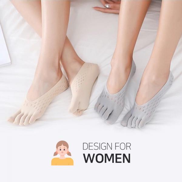 여성 무지 발가락 덧신 페이크삭스 여름 발냄새 양말