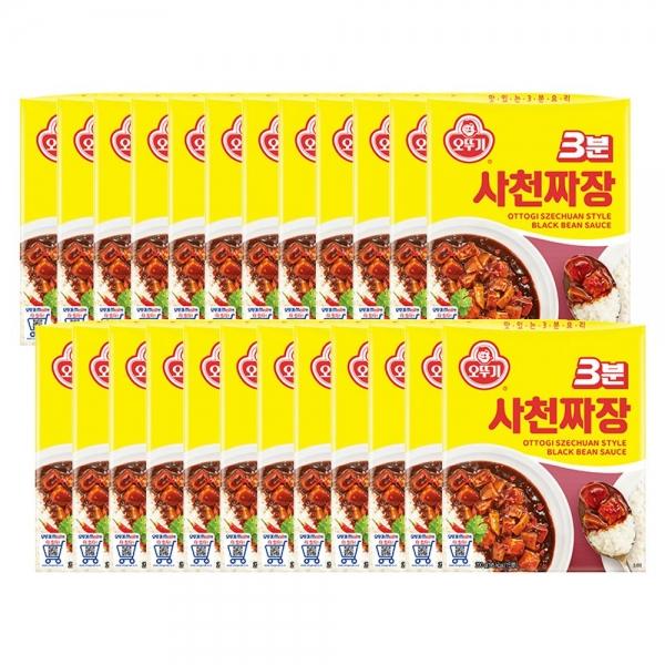 3분 사천짜장 200g 24개