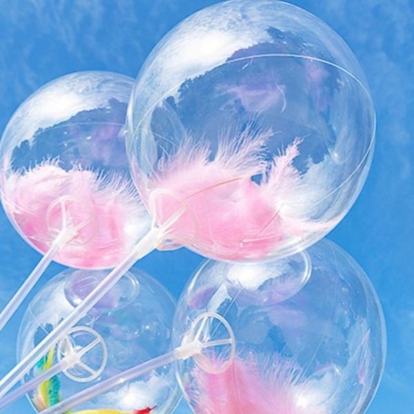 클리어 투명 라운드풍선