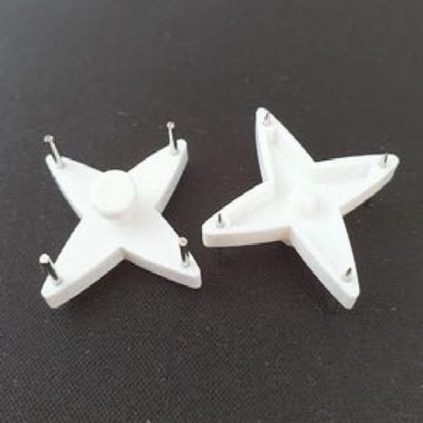 못 달린 후크걸이 별모양 5p 1세트