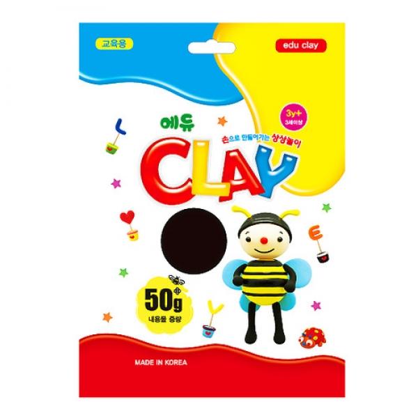 에듀 클레이 50g - 검정
