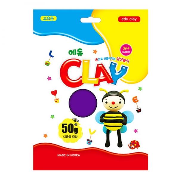 에듀 클레이 50g - 보라