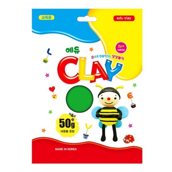 에듀 클레이 50g - 초록