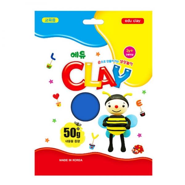 에듀 클레이 50g - 파랑