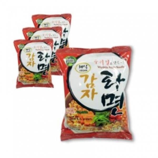 삼육 우리밀 채식감자라면(얼큰) 4봉