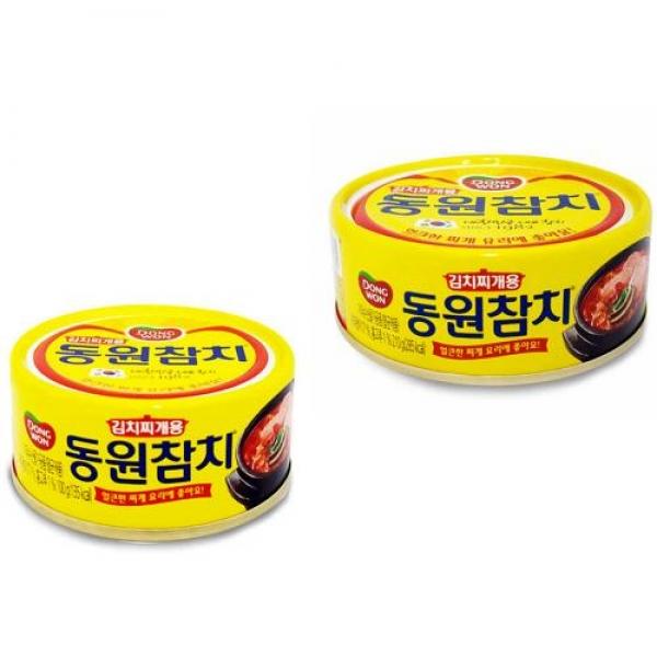 김치찌개용 동원참치 얼큰한 찌개요리용 참치 캔 통조림