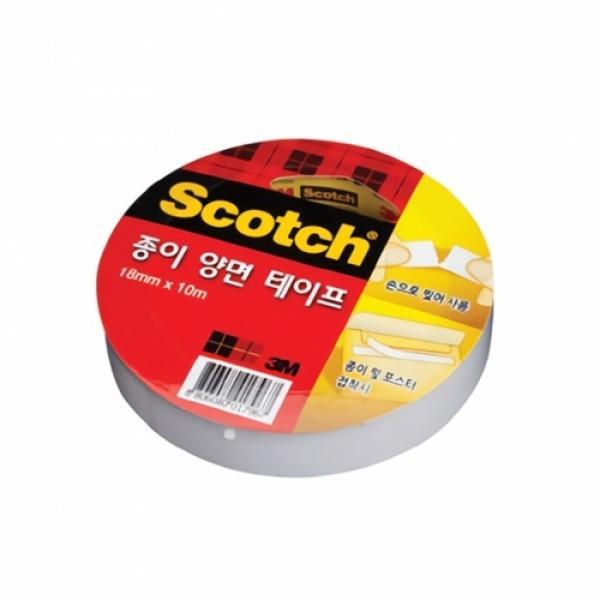(3M) 스카치 종이양면테이프 18mmx10m (16개입)