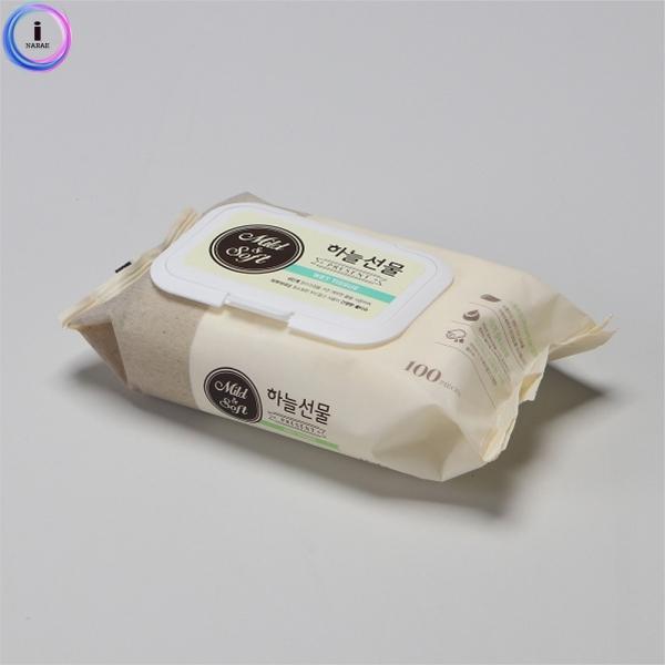 d09 하늘선물 물티슈(일반형) 100매 캡형  53755