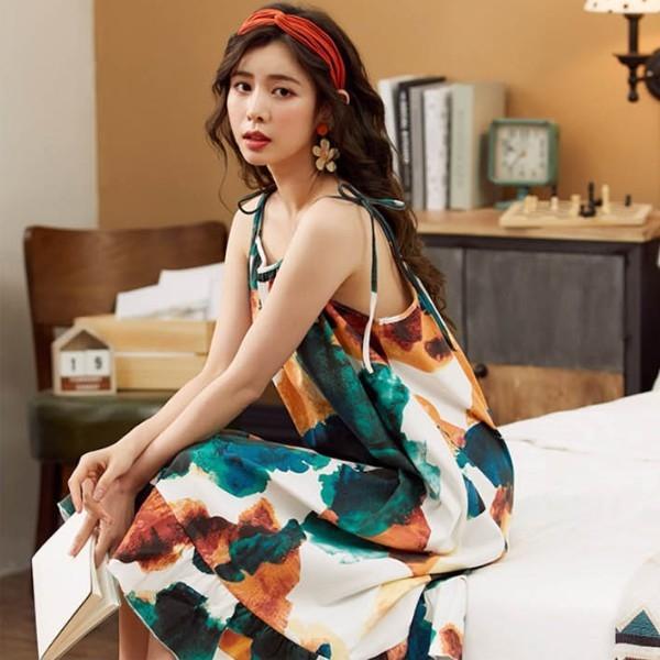 바캉스 휴가철 해변가 비치웨어 홈웨어 원피스