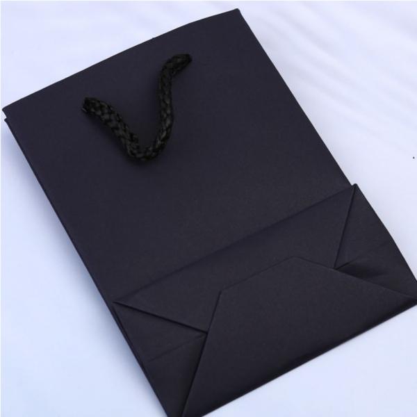 무지 블랙 옷가게쇼핑백 종이백 12X16cm