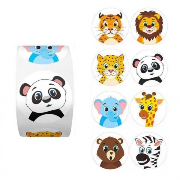 S627 귀여운 8종류 동물 스티커1 다꾸 대용량 500pcs