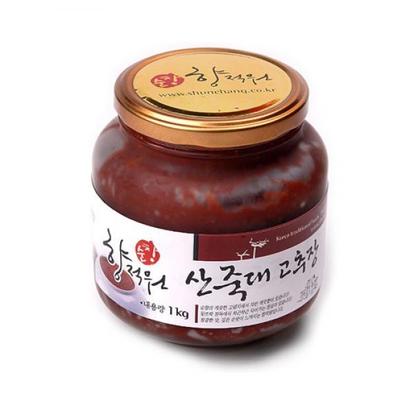 산죽대 고추장(1kg유리병)