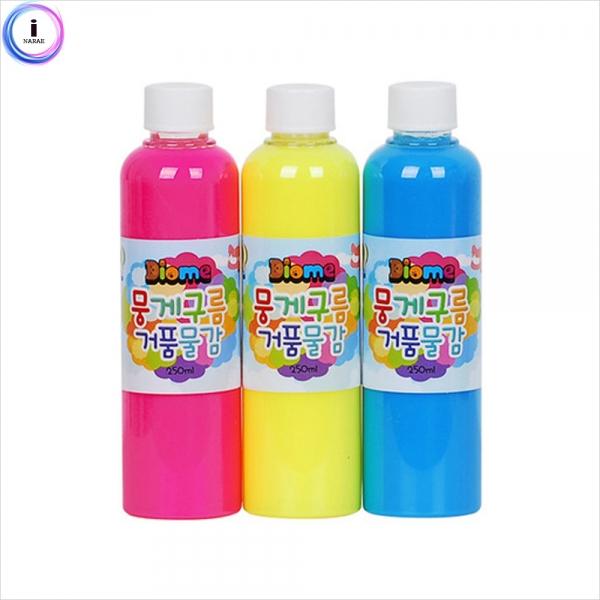 e07 뭉게구름 거품물감 리필 250ml 3색 - A 세트