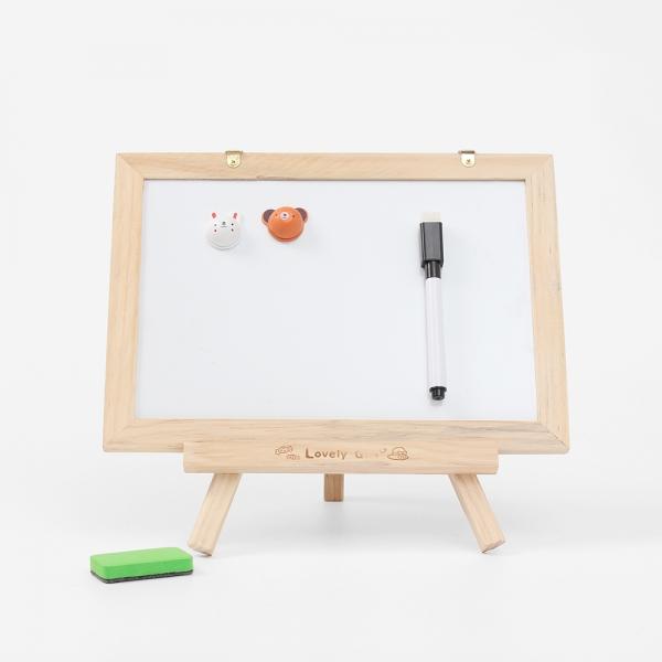 원목 팬시 양면 칠판세트 화이트보드
