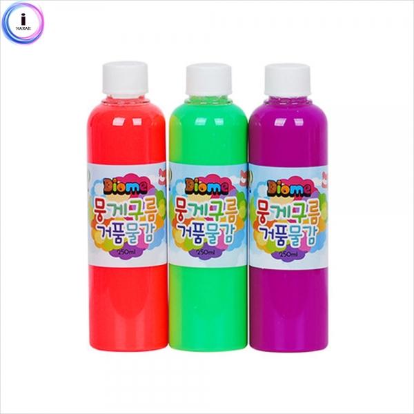 e07 뭉게구름 거품물감 리필 250ml 3색 - B 세트