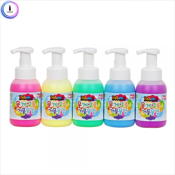 e07 뭉게구름 거품물감 300ml 5색 세트