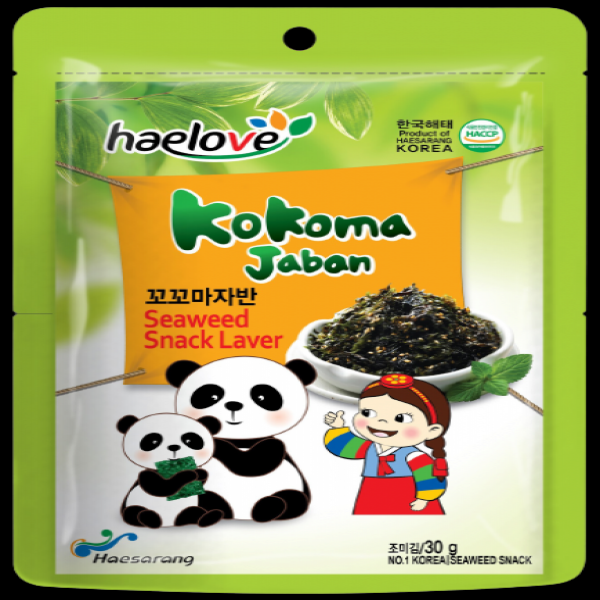 해사랑 어린이 아이 꼬꼬마 김자반 30g 5개