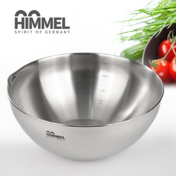 HIMMEL 힘멜 대형믹싱볼32cm]스텐레스/눈금 비빔그릇
