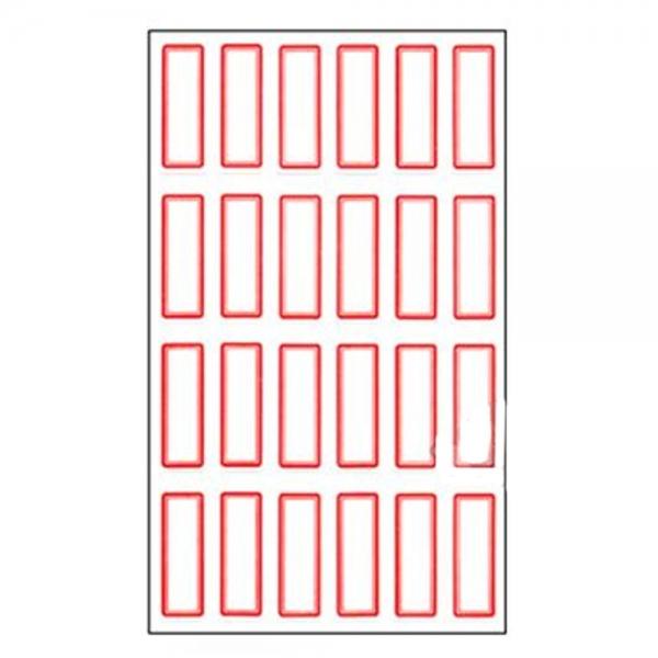 일반 직사각 견출지 12x31mm 10매 파일정리 분류용