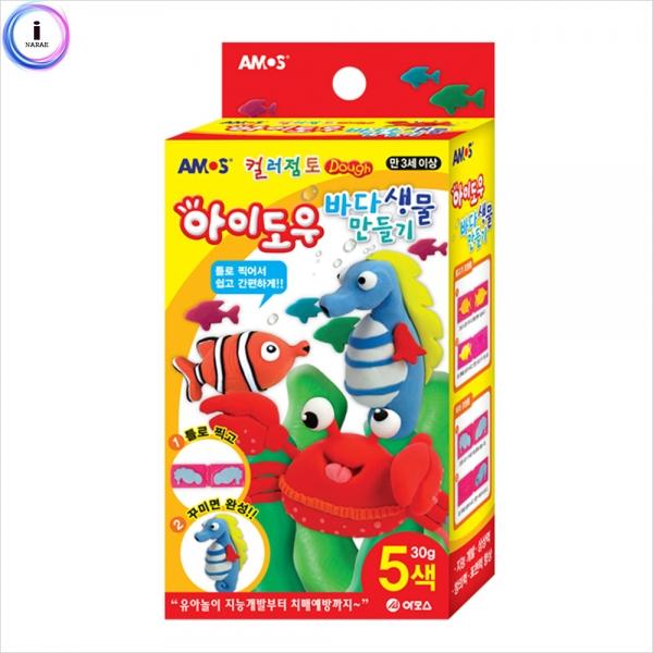 f09 아모스아이도우 컬러점토5색-바다생물만들기