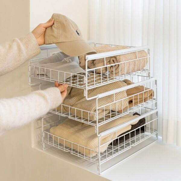 보네 옷장 슬라이딩 선반