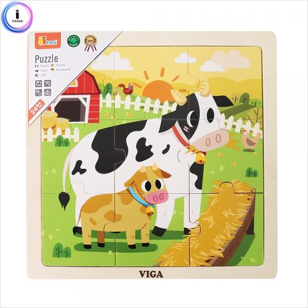 h29 비가(VIGA) 9피스 직소퍼즐 젖소