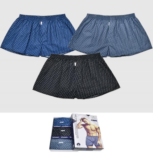 (삼성) 흡수성과 통기성이 뛰어난 100% 특면 남성 트렁크 팬티 3매입