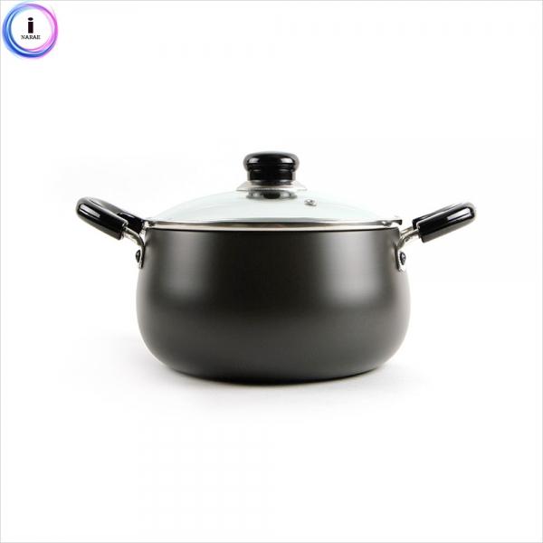 b35 키친아트 냄비(주노블랙) 양수18cm