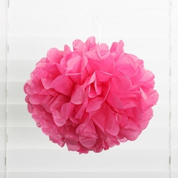 꽃볼(팜팜모빌)(핫핑크)-25cm