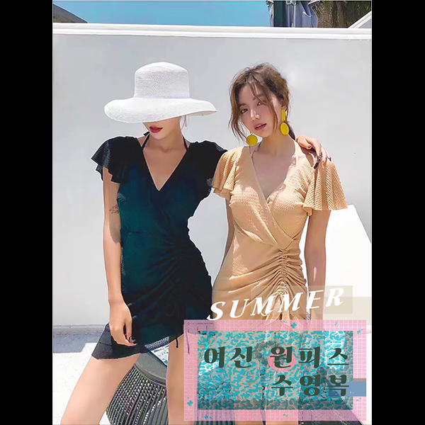 여신 원피스 수영복 드레스 비키니