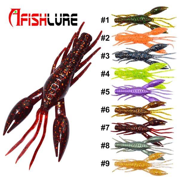 AFISHLURE 소프트 해머 쉬림프 웜 루어