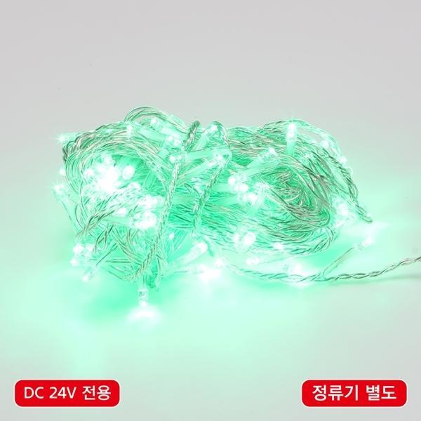 LED 96구 연결형(DC24V★) 투명선 녹색(정류기 별도)