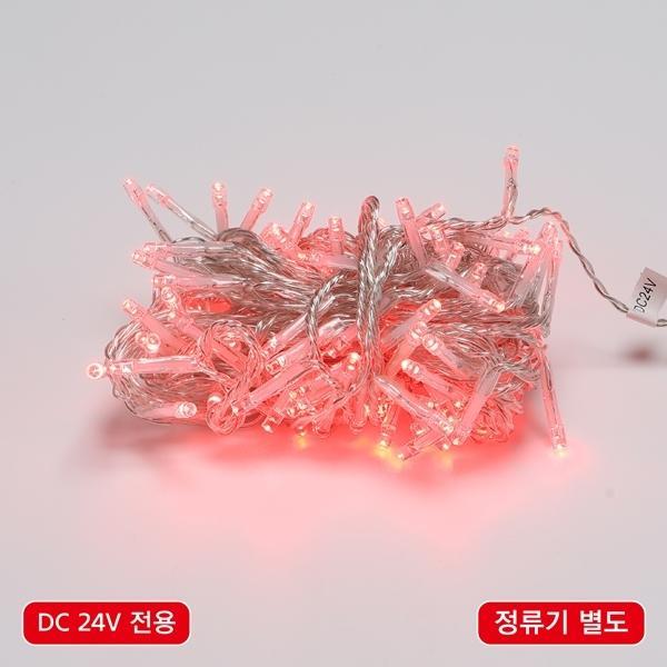 LED 96구 연결형(DC24V★) 투명선 적색(정류기 별도)