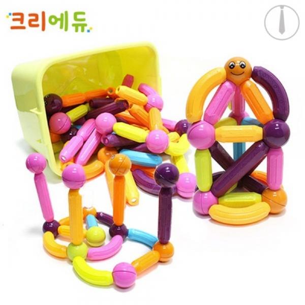h51 크리에듀 팝마그네틱블록 64피스