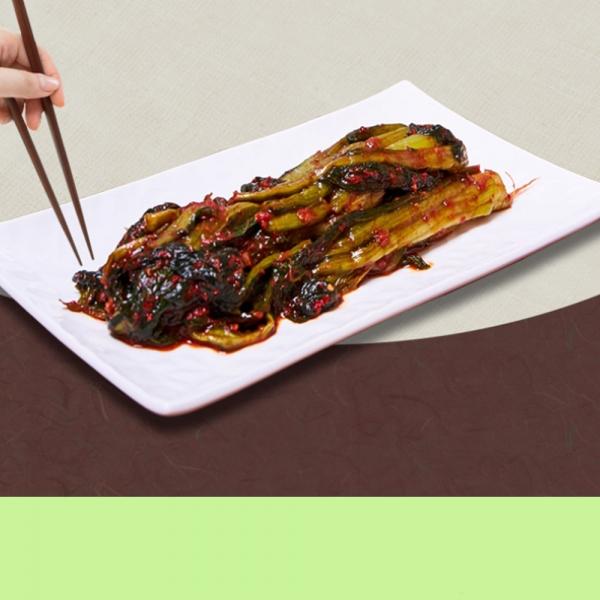 건강한 밥상 개랭이 홍갓김치1kg