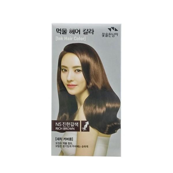 BTM 꽃을든남자 먹물헤어칼라 N5(진한갈색)