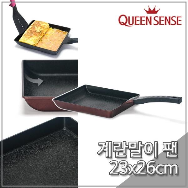 퀸센스 팬 올비아 IH 계란말이팬(특대) 23x26cm