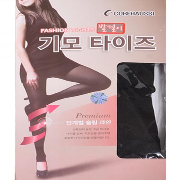 (꼬레하우씨)보온성이 뛰어난 기모 숙녀 레깅스 무발/유발/고리