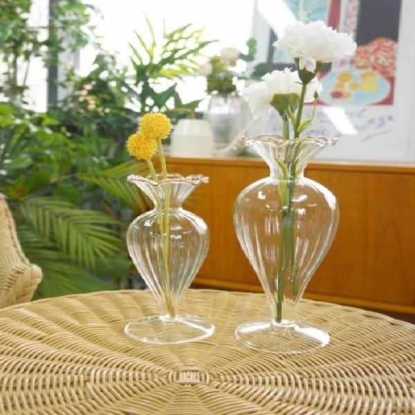 라인 글라스 화병 (2size)