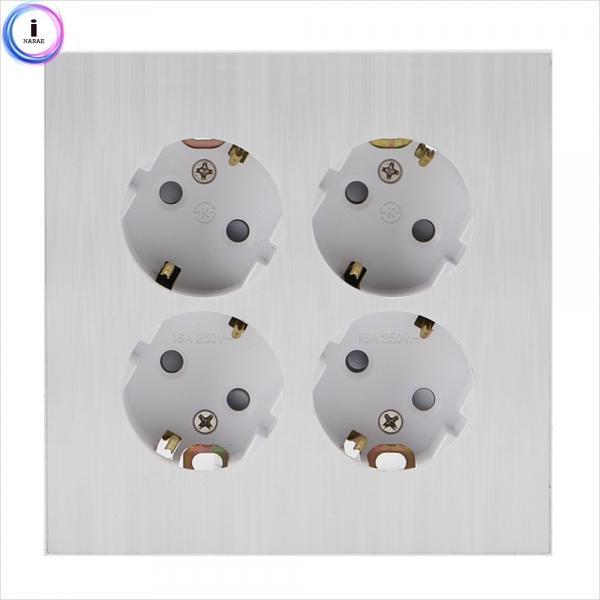 d09 55035매입콘센트(데코) 4구 화이트