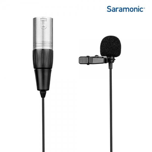 Saramonic 카디오이드 XLR 소형 마이크 XLavMic-C