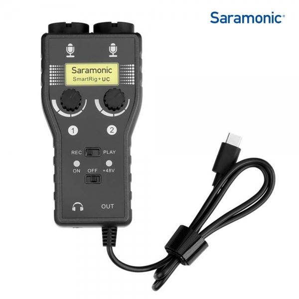 Saramonic 2채널 오디오 인터페이스 (USB C타입) SmartRig plus UC