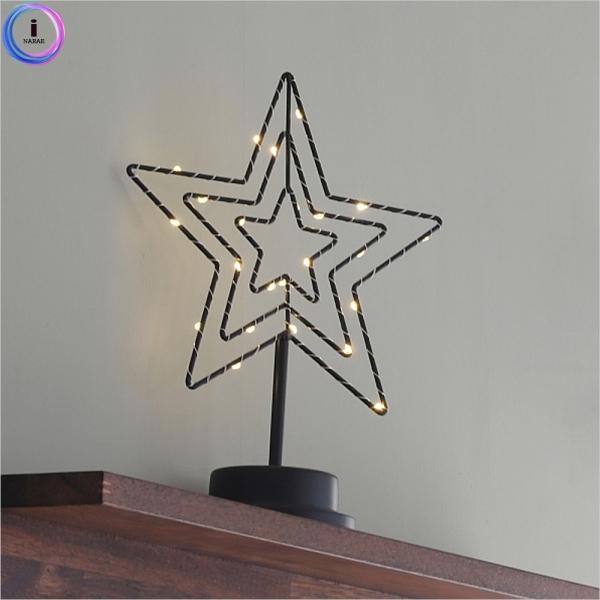 d09 무드등 LED 3중별(USB+AAx3개) 280395