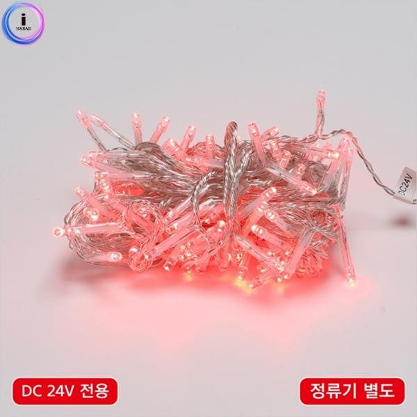 d09 LED 96구 연결형 투명선 적색(정류기 별도) 55885