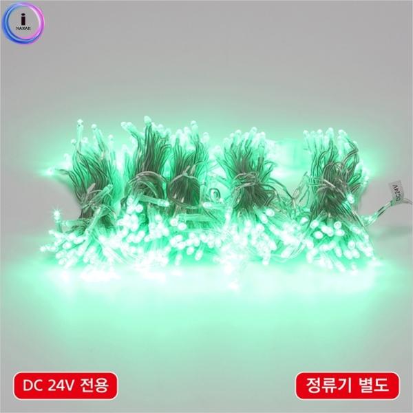 d09 LED 300구연결형 투명선 녹색(정류기 별도) 55914