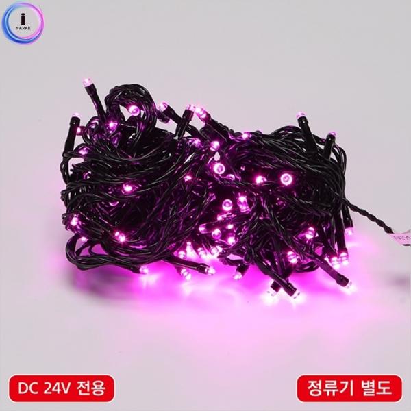 d09 LED 96구연결형 흑색선 핑크색(정류기별도) 55882