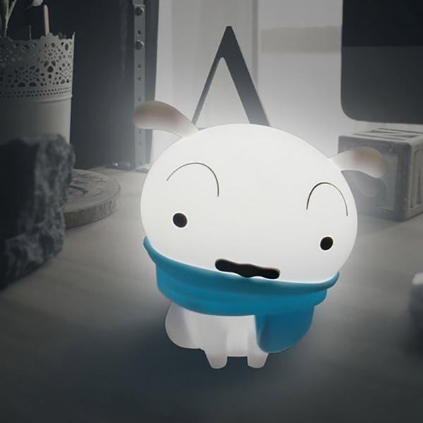 짱구는못말려 흰둥이 목도리 LED 무드등
